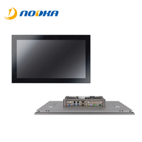 Nodka PC industriel tout-en-un avec écran tactile capacitif de 21,5 pouces, processeur Intel Core I3-N305, sans ventilateur