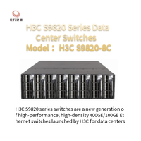 Switch Jaringan Seri H3C S9820-8C Mendukung Port 100GE/40GE/25GE/10GE Berdensitas Tinggi