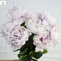 Fleur de Pivoine Artificielle en PU Grande Qualité en Gros Effet Naturel pour Mariage Maison Fête Décoration Centre de Table