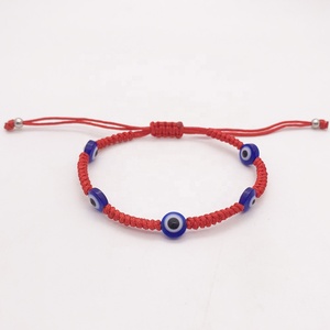 Pulsera de Macramé con <span class=keywords><strong>Hamsa</strong></span> y Ojo Turco, Brazalete de Moda - Product Image 5