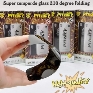 อลูมิเนียมสูง แอนตี้สปาย 2.5D กระจกนิรภัยป้องกันไฟฟ้าสถิตย์ตัวป้องกันหน้าจอความเป็นส่วนตัวป้องกันรอยขีดข่วนฟิล์มสำหรับวีโว่ ที 4 ไลท์/z10 ไลท์ - Product Image 2