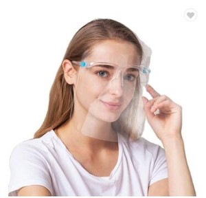 Visera de cara reutilizable Unisex con gafas aceite Anti-niebla para hombres y mujeres Adult Face Shield Viser - Product Image 1