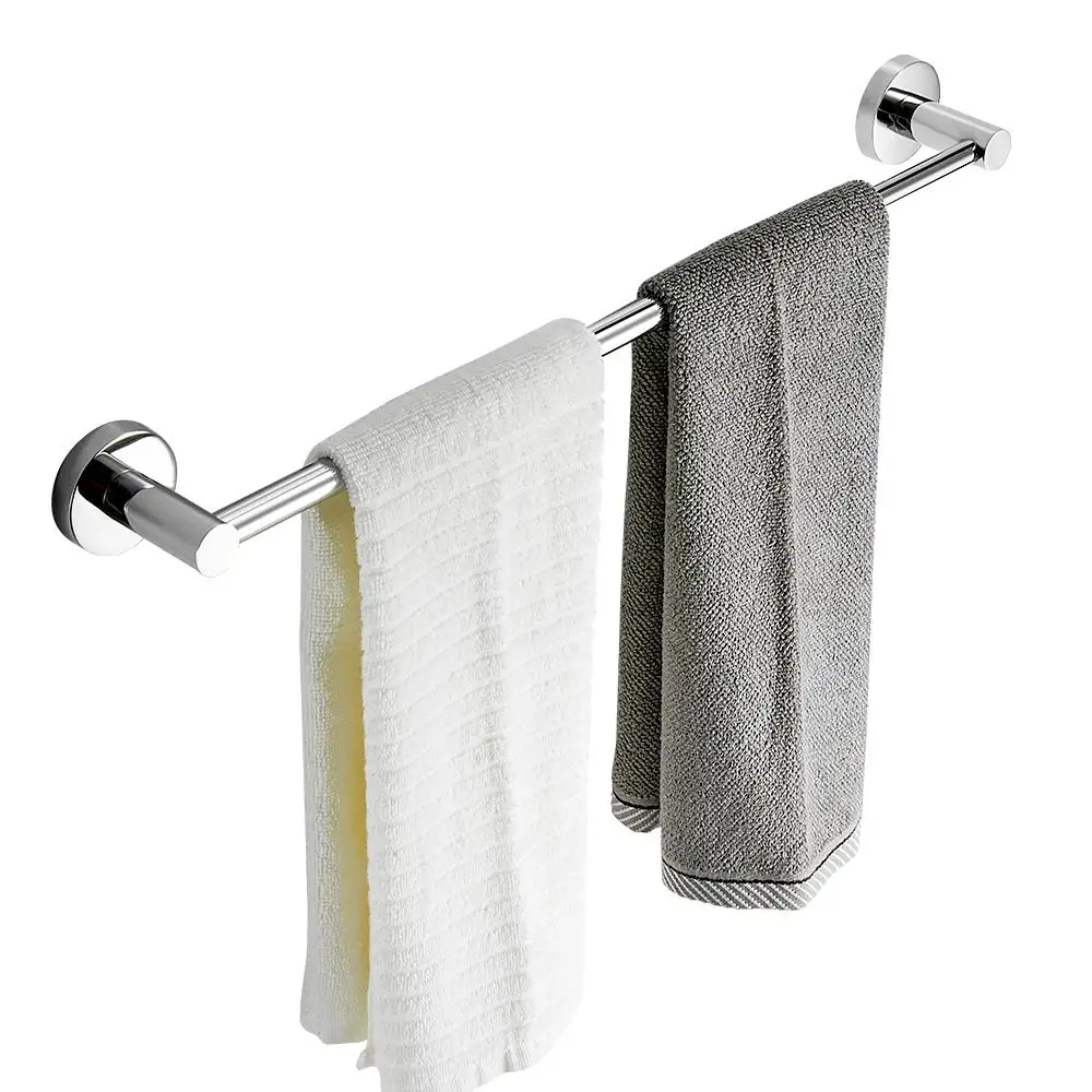 Stainless Steel Bathroom Towel Holder Single Towel Rail Bathroom Hand Towel Bar Polished chrome
