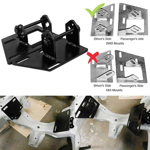 Pour 1983-2005 Chevy GMC Blazer Jimmy <span class=keywords><strong>Sonoma</strong></span> S10 S15 V8 SBC 350 support de moteur de Conversion 2WD PQY-EMK06 - Product Image 6