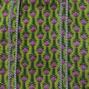 Nouveauté 2026 Sac fourre-tout matelassé en coton, imprimé floral personnalisé, sac de marché, sac à bandoulière, prix de gros - Product Image 3