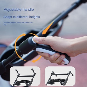 Carrito Plegable de Metal Resistente para Mascotas, Carrito de Viaje para Perros Pequeños y Gatos, Transpirable y Portátil - Product Image 4