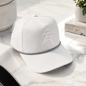 Casquette de golf 5 panneaux en silicone avec logo personnalisé, haute qualité, faible MOQ, sangle réglable, séchage rapide, ventilée, pour hommes - Product Image 4