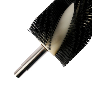 Brosse à <span class=keywords><strong>peinture</strong></span> en nylon de qualité industrielle pour le nettoyage des cheminées et des conduites d'air, longueur des poils de 4 pouces, noire - Product Image 3