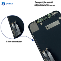 Écran LCD haute luminosité TFT/OLED/INCELL pour iPhone XR avec cadre, écran de smartphone testé avec garantie d'un an
