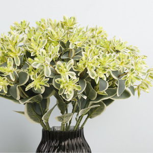 Décoration de jardin et de maison en plastique, branche unique de neige de <span class=keywords><strong>montagne</strong></span> simulée, légère, durable, pour usage intérieur, verdure persistante - Product Image 2