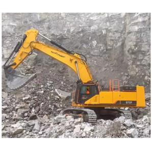 รถขุดตีนตะขาบสำหรับงานเหมืองหนัก Liugong 975F ขนาด 75 ตัน พร้อมบุ้งกี๋ขนาด 4.2 ลูกบาศก์เมตร สำหรับงานเหมืองหินและงานเจาะหิน - Product Image 1