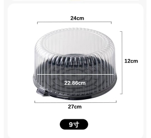 <strong>Shape</strong> Round Or Triangle Blister Disposable Triangle <strong>Cake</strong> Box Plastic <strong>Cake</strong> Slice Box - Product Image 2