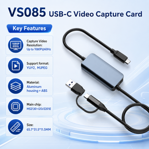 <span class=keywords><strong>Tarjeta</strong></span> <span class=keywords><strong>de</strong></span> Captura USB-C con Doble Conector USB-A y Tipo-C, 1080P60, Carga PD <span class=keywords><strong>de</strong></span> 100W, Modo DP Alt, Sin Necesidad <span class=keywords><strong>de</strong></span> Controladores, para Transmisión en Vivo <span class=keywords><strong>de</strong></span> Juegos en el Teléfono - Product Image 4