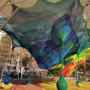 Pas cher Intérieur Creative Fourmi Cave Labyrinth Non-Standard Interactif Non Alimenté Escalade Corde Cours Parc D'attractions Rainbow Net - Product Image 1