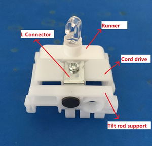 Composants de stores <span class=keywords><strong>Luminette</strong></span>, curseur à cordon pour store vertical - Product Image 3