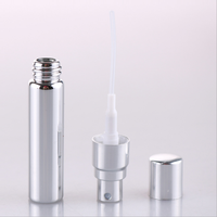 5ml 10ml UV doré argent noir cosmétique flacons en verre tube bouteilles en verre de diffuseur de parfum vaporisateur en aluminium atomiseur