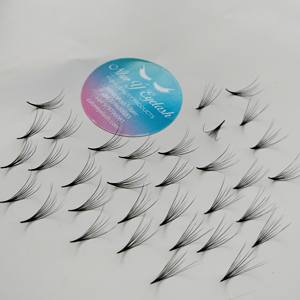 Pestañas Nhu Y Eyelash NY7D Personalizadas 7D/1000 Fans Premade Camellia, Extensiones de Pestañas Naturales Largas de Pelo Sintético, Adhesión Térmica Especial - Product Image 4