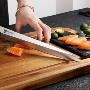 <span class=keywords><strong>Couteau</strong></span> long traditionnel japonais en acier, ustensile de cuisine, Cuchillos pour <span class=keywords><strong>Sushi</strong></span>, sashimi damas - Product Image 3