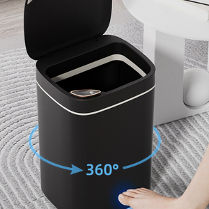 Ff2184 Home Office Automatische Touchless Vuilnisbak Auto Plastic Prullenbak Bewegingssensor Touchless Smart Prullenbak - Product Image 4