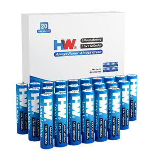 <span class=keywords><strong>Batteria</strong></span> al Litio AAA 1.5V HW Lunga Durata 1200mAh FR03 Li-FeS2 Confezione da 12/24 per Dispositivi ad Alto Consumo - Product Image 2