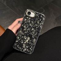 Coque de téléphone antichoc style INS en TPU+PC électroplaqué, très vendue, pour 16E/17 15 Pro Max/13/12/14 – Housse arrière