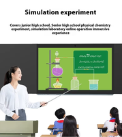 Tableaux interactifs intelligents pour salles de classe AI, écrans plats tactiles 4K de 65, 75, 86, 98 et 110 pouces pour l'enseignement scolaire