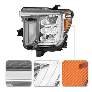Lampes de phares de vente d'usine 2020-2023 pour <span class=keywords><strong>GMC</strong></span> <span class=keywords><strong>Sierra</strong></span> 2500HD 3500HD avec phares LED de Signal halogène - Product Image 2