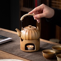 XUANHUI Chai Shao Liang Pot en grès céramique résistant à la chaleur 300 ml, service à thé Kung Fu, théière et tasses, ensemble complet, coffret cadeau, style pastoral