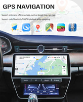 Autoradio Android 8 cœurs avec écran tactile 12,3 pouces pour Maserati Quattroporte 2013-2018, navigation GPS, Carplay, OBD2, aide au recul