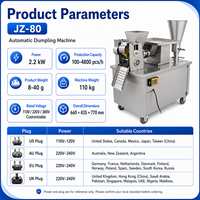 Machine commerciale automatique pour la fabrication de samosas, momos, raviolis et empanadas, capacité 4800 pièces/heure, pour usine alimentaire