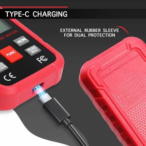 Détecteur de rayonnement EMF professionnel 3-en-1, mesureur de champ électrique et magnétique AC et RF, testeur rechargeable pour bureau, école, maison - Product Image 6