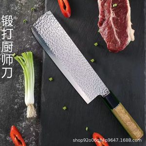 Forged Japanese Hammered Knife 17.5cm Stainless Steel Chef Knife Kitchen Use - Product Image 4