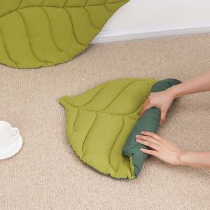 Pet Cushion Luxury Modern Solid Cartoon Anti-Slip Washable Eco-Friendly Leaf-Shaped Dog & <b>Cat</b> Beds <b>Cage</b> Mats Removable Cover - Product Image 5