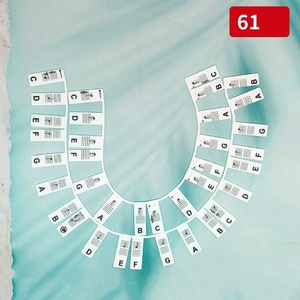 Wholesale Luminous Piano <b>Keyboard</b> Note Stickers Removable Silicone Key Labels For 61 /88 Keys <b>Electronic</b> Organ - Product Image 4