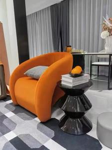 Juego de Mesa y Sillas Redondas de Lujo Ligero 2025 <span class=keywords><strong>para</strong></span> Hotel, Oficina de Ventas, Recepción, Salón de Belleza, Diseño de Salón - Product Image 6