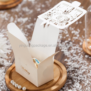 European Style Castle Luxury Paper <b>Wedding</b> Candy Favor <b>Box</b> - Product Image 4