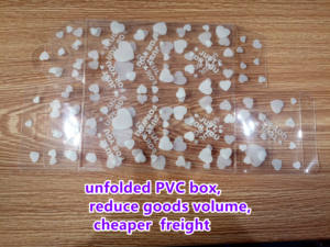 BELLEWORLD-Caja de regalo personalizada de PVC para mujer, cinta para el pelo de satén con flores de <span class=keywords><strong>lunares</strong></span> azules, conjunto a granel, 7 Uds. - Product Image 2