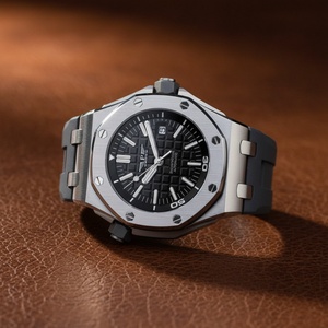 PINDU Brand Sports Manual Mechanical <b>Watch</b> for Men Stainless Steel Case Silicone Band Sapphire Crystal Dial 5BAR Water Resistant - Product Image 6