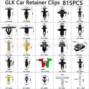 Auto Push Type Plastic <b>Clips</b> Kit 815Pcs 25 Types For Car Repair Replacement Fastener Removal <b>Tool</b> - Product Image 2