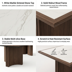 Estación de Trabajo Ejecutiva Premium de Madera Natural, Amplia y Espaciosa, Superficie Lisa, Estructura Estable con Orificio para Cables, Cajón de Almacenamiento para Laptop - Product Image 3