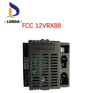 Set Aksesoris Sepeda Plastik Hitam Lorda RX88 12V Receiver dan Controller untuk Mainan Mobil-Mobilan Anak-Anak - Product Image 2