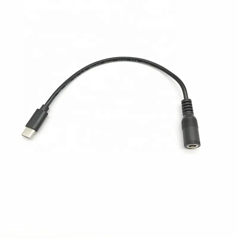 USB-C USB-3.1 DC5.5 * 2.1 tipi erkek dişi güç girişi şarj uzatma kablosu veri kabloları