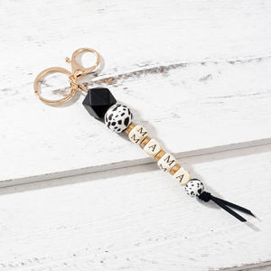 Nuevo Llavero de Silicona con Cuentas 2022, Llavero Personalizado con la Palabra <span class=keywords><strong>MAMA</strong></span>, Colgante para Bolso, Regalo para el Día de San Valentín y el Día de la Madre - Product Image 2