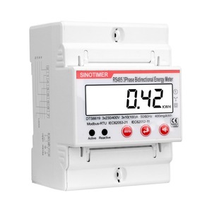 Medidor de Energía Bidireccional Trifásico DTS6619-042 4P RS485 Modbus RTU, Medidor de Energía para Riel DIN, KWh, Voltaje, Corriente, HZ, Vatímetro Z25 - Product Image 4