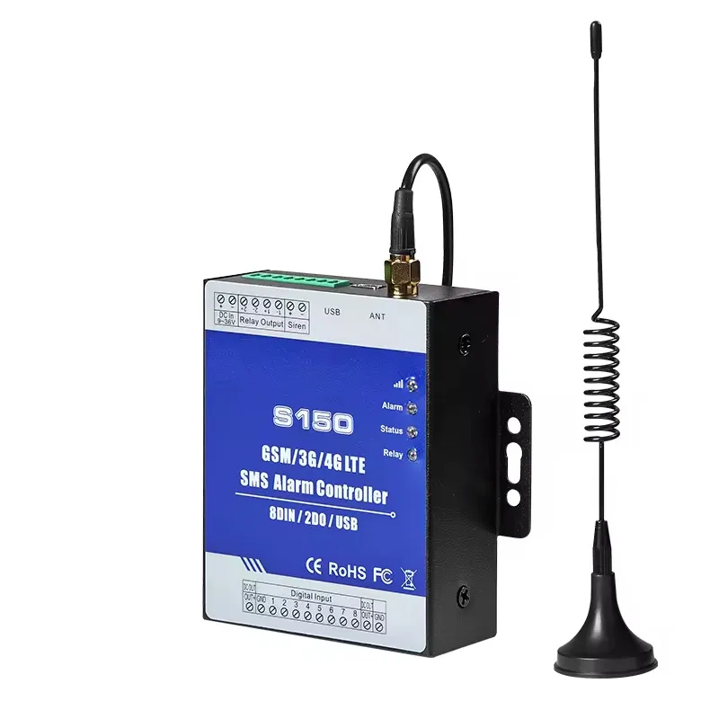 Controlador de alarme SMS celular GSM LTE 2G/4G S150