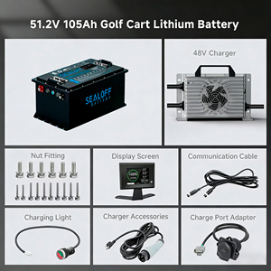 Pin xe golf LiFePO4 trạng thái rắn SEALOFF (36V/38.4V/48V/72V; 50Ah/100Ah/105Ah/150Ah/160Ah) - Tuổi thọ 4000 chu kỳ - Product Image 2