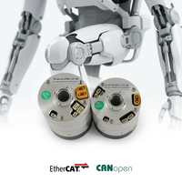 Module de servomoteur harmonique intégré 48V avec frein, carte de commande à double encodeur et moteur pour exosquelette