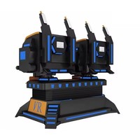 Réalité virtuelle de la vente chaude 9d vr 360 de VR emballant le simulateur 3 de machine de jeu simulateur de course d'automobiles de vr d'écran de 3 DOF 3