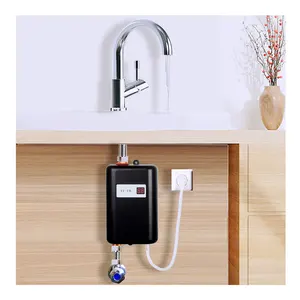 Sử dụng rộng rãi an ninh 3000W bồn rửa sử dụng Mini ngay lập tức điện tankless Máy nước nóng