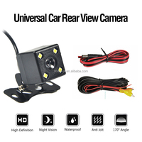 Caméra de stationnement Auto avec grand Angle de 140 degrés, 4 lumières, pour connecter le tableau de bord, vue arrière et arrière, pour voiture